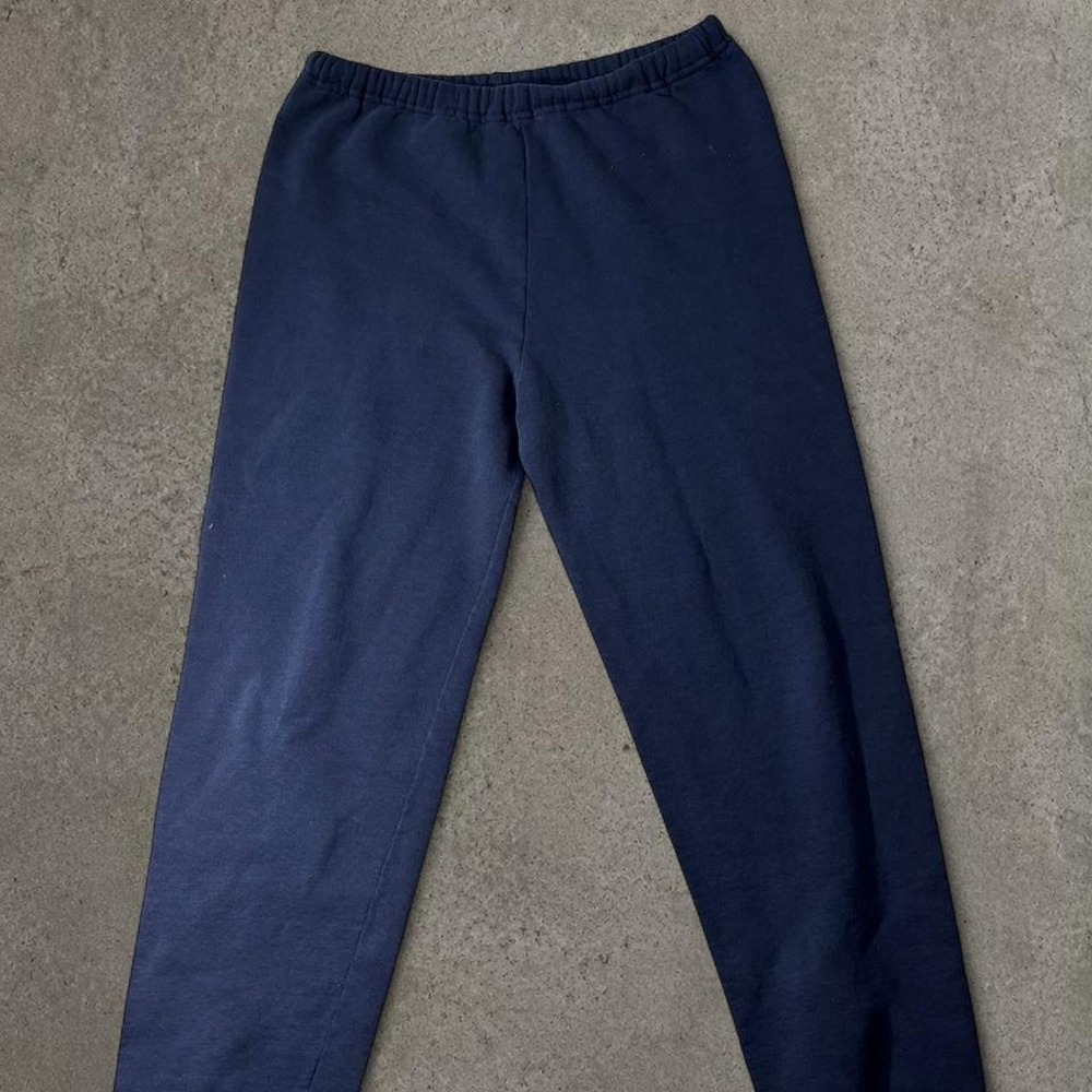 y2k russell navy blue baggy sweatpants size large